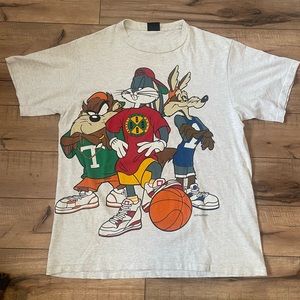 vintage bugs bunny shirt taz daddy duck